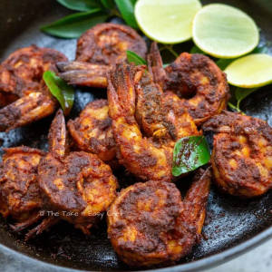 Prawns fry( 1 plate )