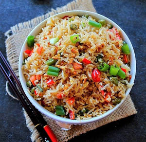 Non-veg Burnt Garlic Fried Rice