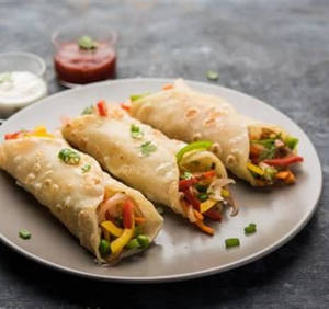 Chilly Mushroom Roll
