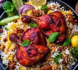 Chicken 65'  Dum Biryani