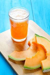 Musk melon fresh juice