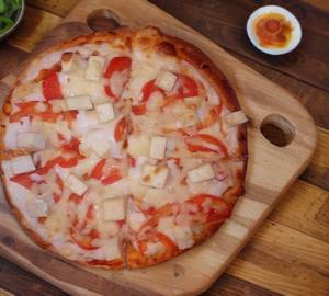 7 "Paneer Tomato Pizza