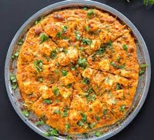 Paneer butter pizza gravy pizza