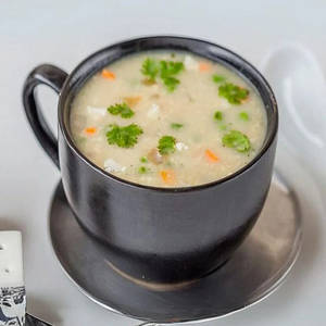 Veg Burnt Garlic Soup