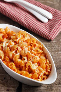 Cheesy Red Pasta