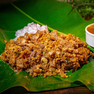 Mutton Kothu Parotta [Serves 1].