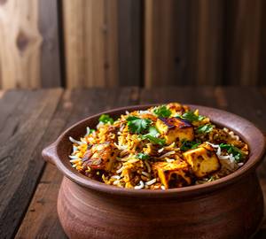 Paneer Bhuna Handi Biryani [1kg,-upto two servings]