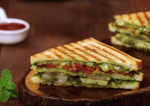 Veg Grilled Sandwich (triple Layer)