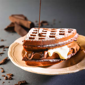 Tripple chocolate waffle