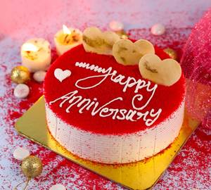 Eggless Red Velvet Cake 