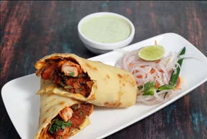 Mexican Only Meat Chicken Rumali Roll