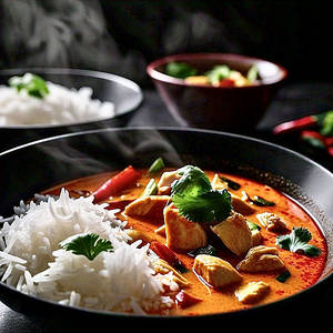 Red Thai Chicken Curry Bowl
