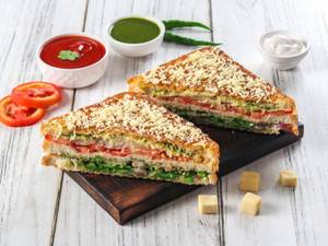 Grilled Veg Cheese Sandwich