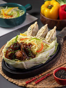 Veg Manchurian Sizzlers