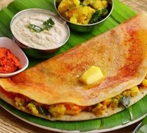 Butter masala dosa