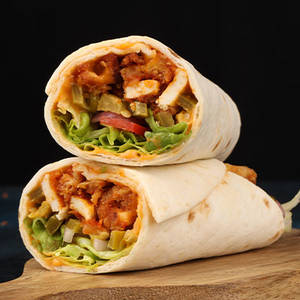 Paneer cheesy wrap