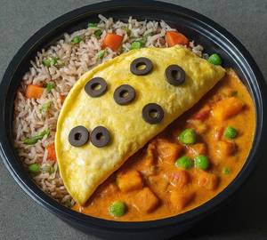 Egg Makhani Delight Rice Bowl