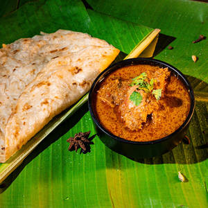 3 Parotta + Chicken Kulambu [Serves 1]