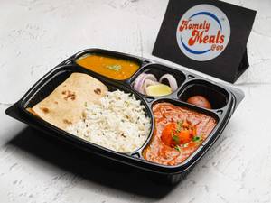 Punjabi Chole Masala Deluxe Thali