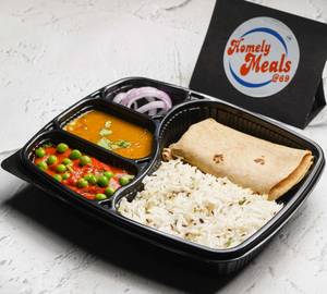 Matar Masala Meal Thali