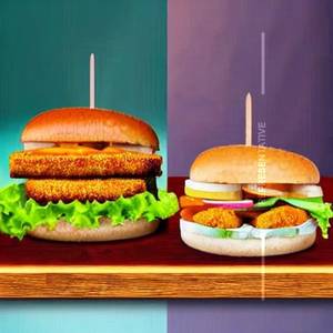 Peri Peri Paneer Burger