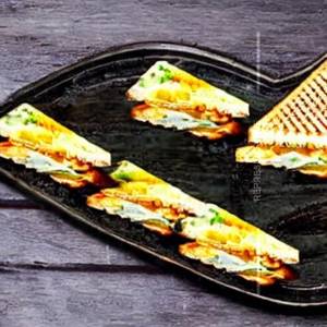 Egg Omlet Chese Grilled Sandwich