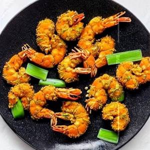 Golden Fried Magic Prawns