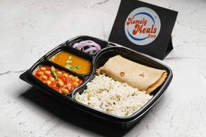 Punjabi Chole Masala Meal Thali