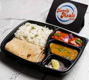 Chicken Kadai Meal Thali