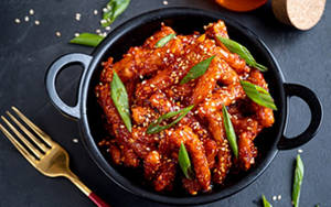Honey Chilli Potatoes