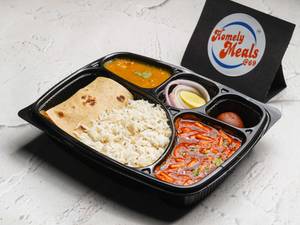 Sev Bhaji Deluxe Thali