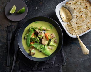 Chicken Green Thai Curry Rice