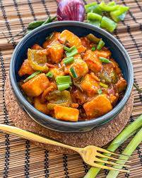 Paneer chilli dry