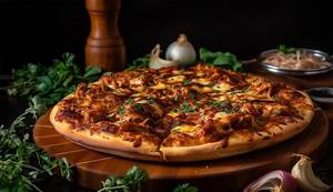 Barbeque breadPizza Size 6"