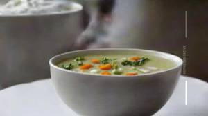Cream of veg soup                                                                                               
