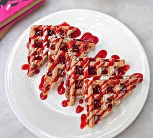 Strawberry waffle