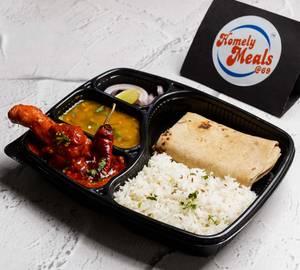 Chicken Kolhapuri Meal Thali