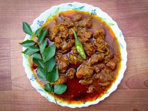 Main course indian beef curry