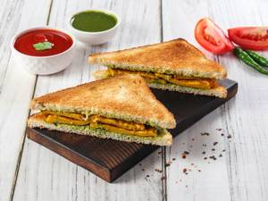 Toast Tomato Omlet Sandwich