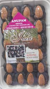 Seedless Almond Black Dates ( 400 grams )