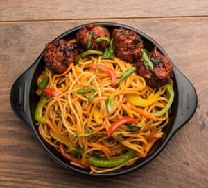 Veg Manchurian Noodles