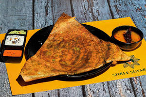 Palak Plain Dosa