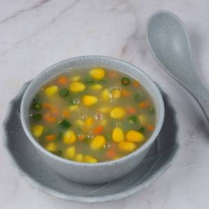 Veg sweet corn soup