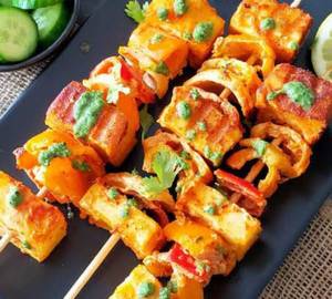 Garlic cheese paneer tikka