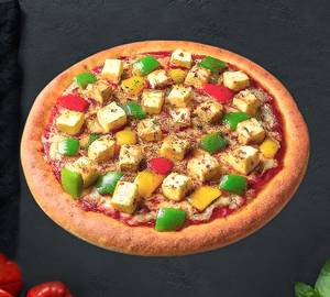 Paneer & capsicum pizza