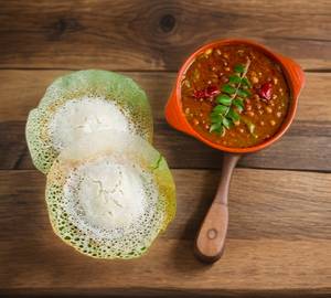 3 Appam with Chana Masala
