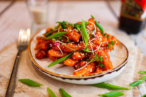 Sesame Honey Chilli Potato