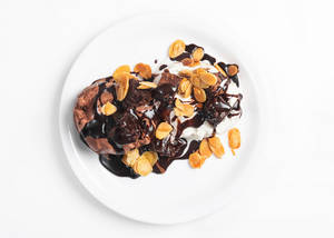 Chocolate Brownie Sundae