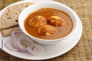 Egg Curry+4 Roti Butter+Onion