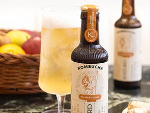 Kultur'd Ginger Lemongrass Kombucha ( Zero Sugar ) 220ml